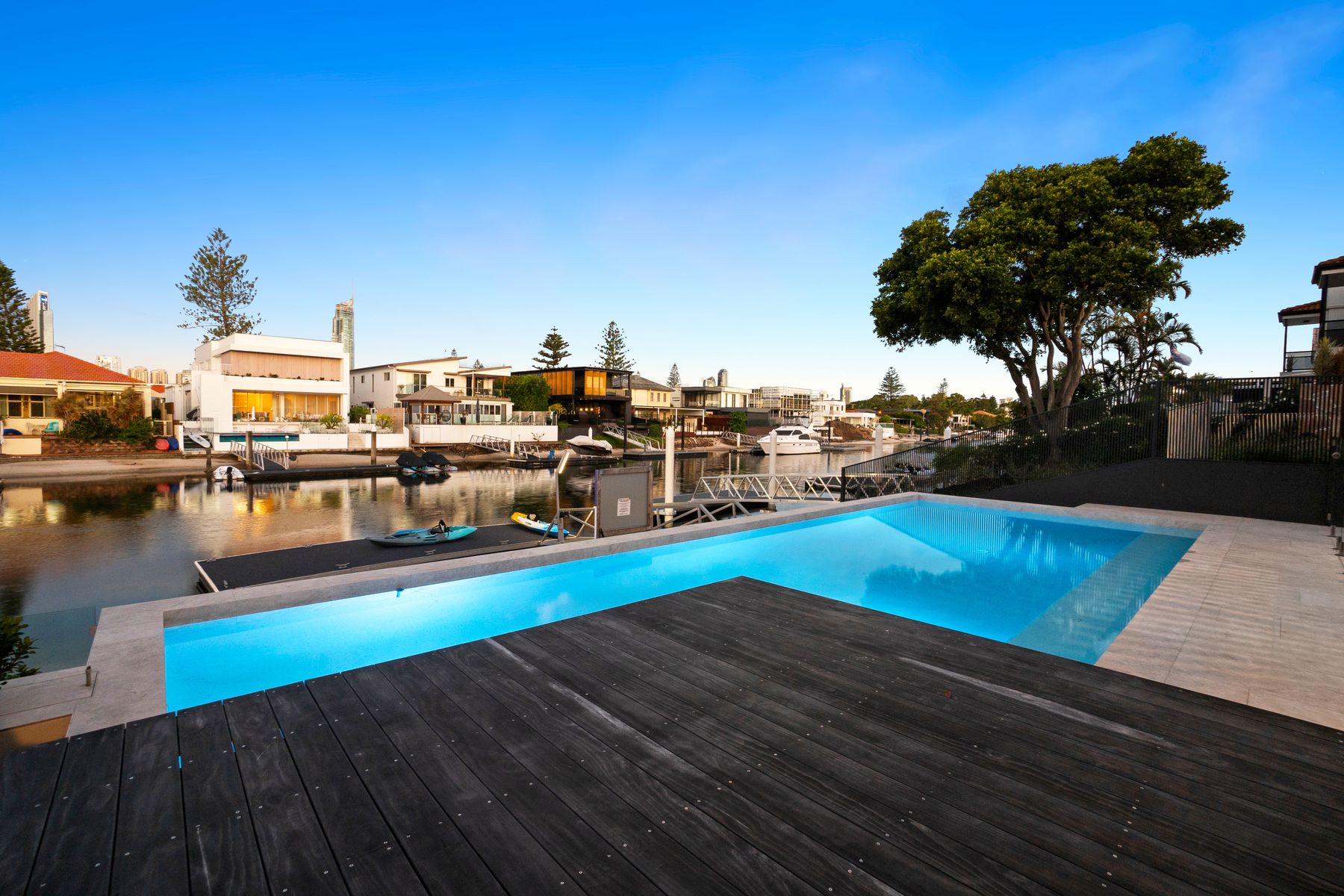 Pool and sun deck