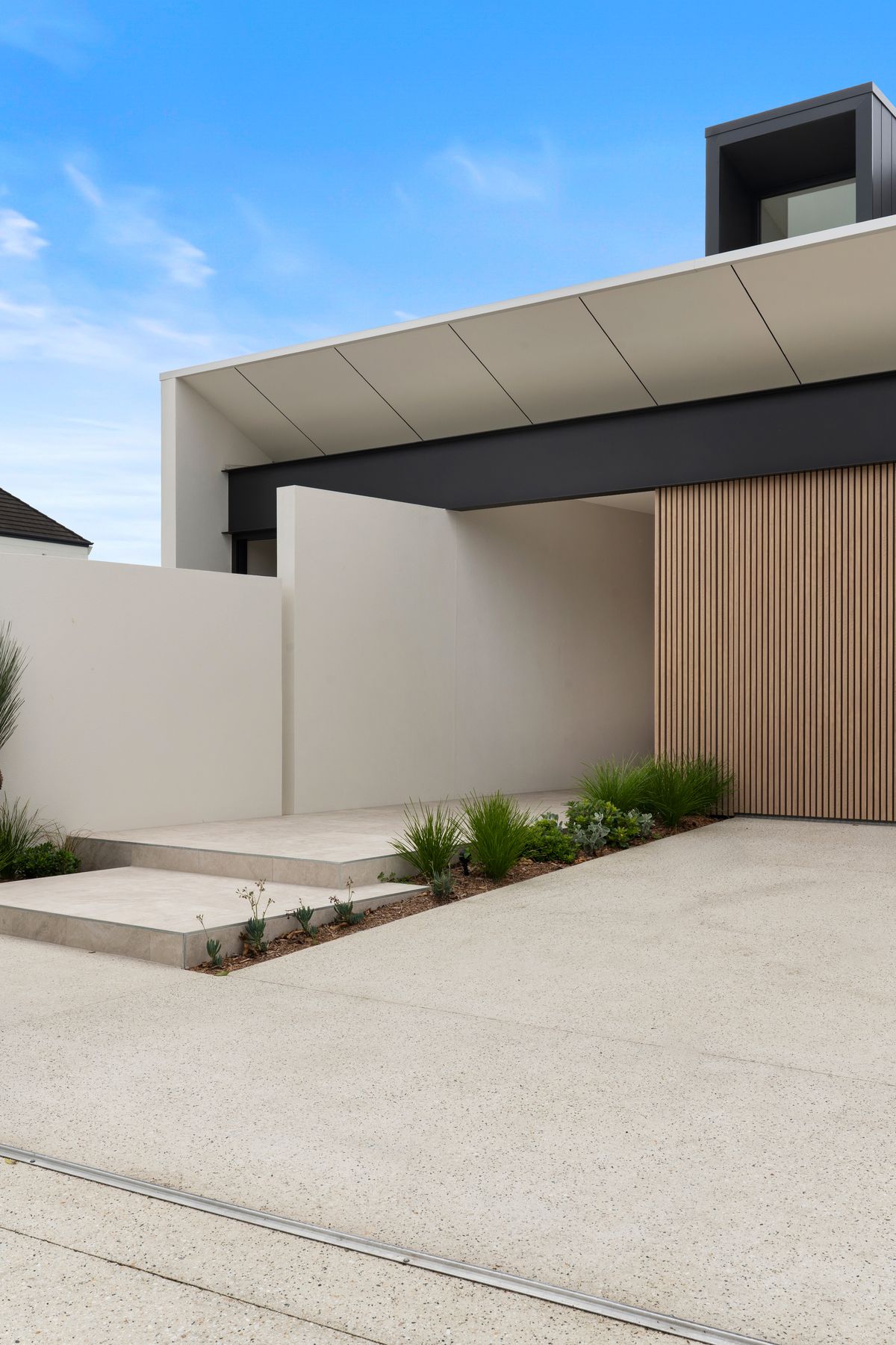 Covered driveway