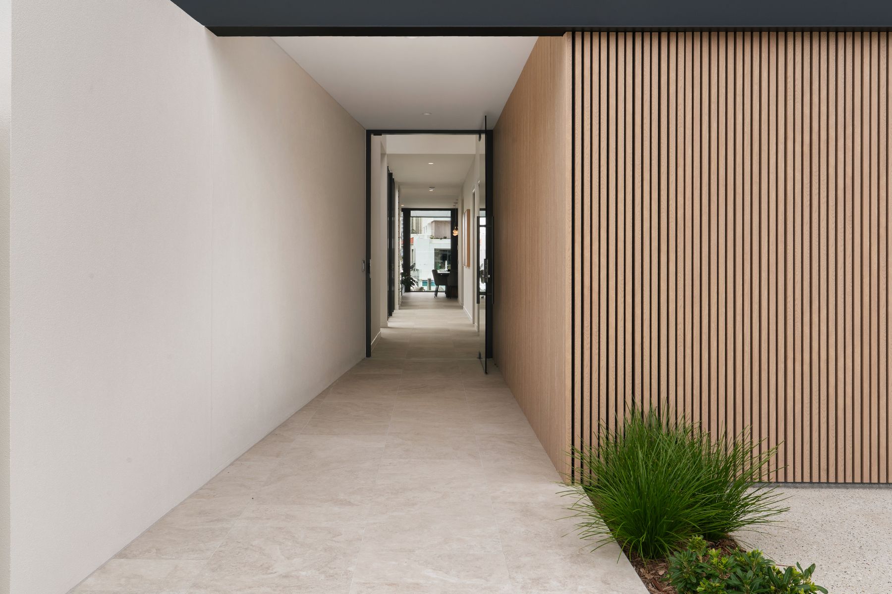 Pedestrian entry