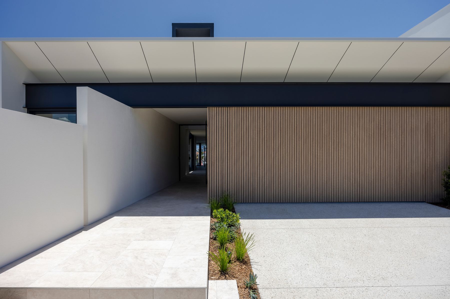 Driveway from the street
