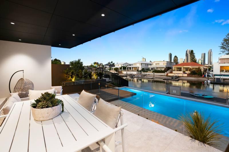 Alfresco terrace and twilight pool