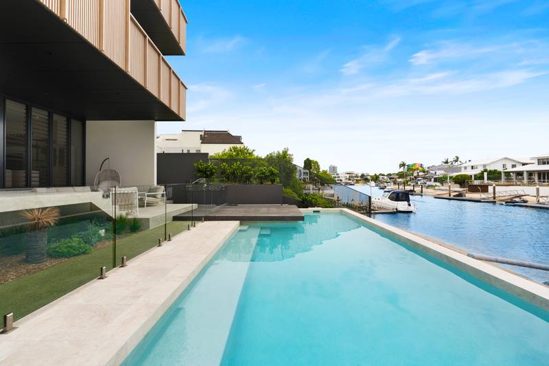Pool looking north